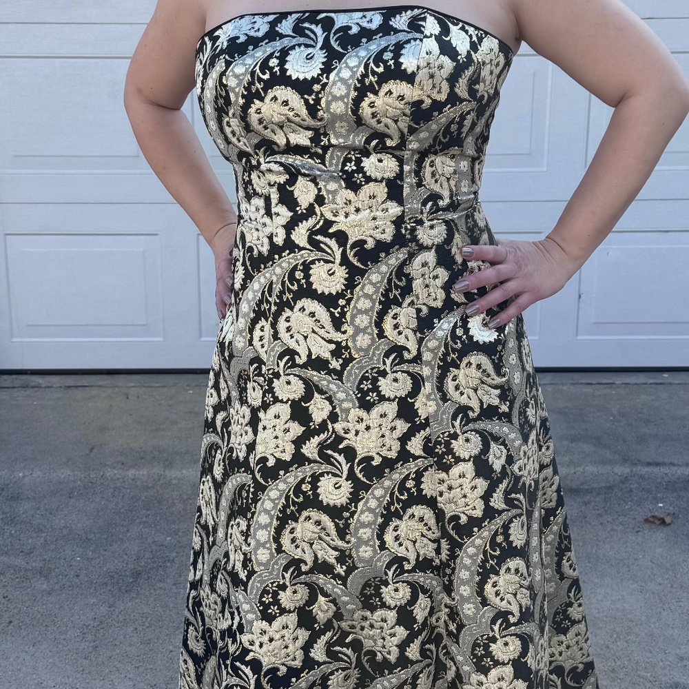 Ted baker strapless dress size 3